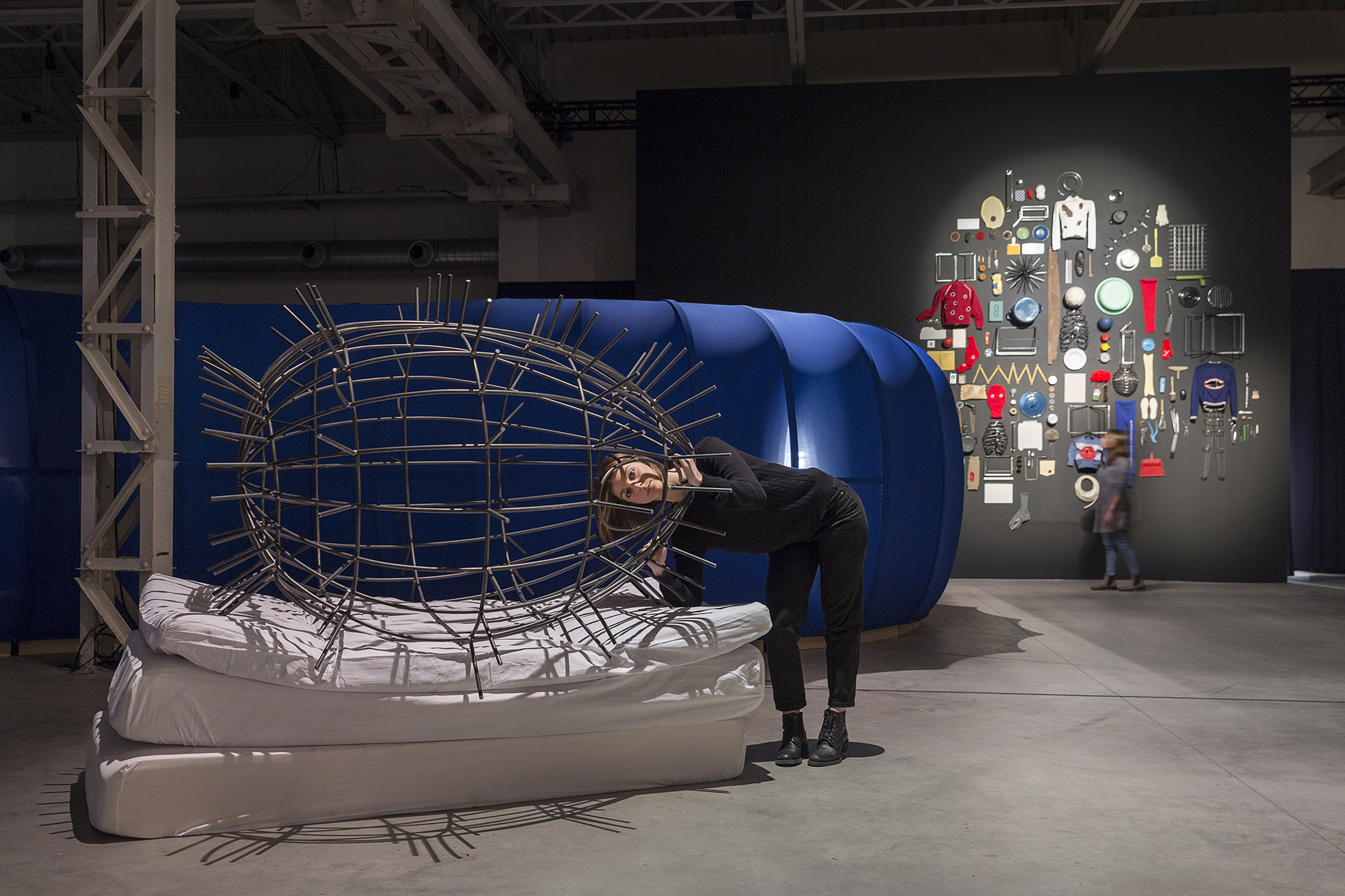 Eva Kot’átková - \"The Dream Machine is Asleep\" -  Exhibition view. Courtesy the Artist and Pirelli HangarBicocca