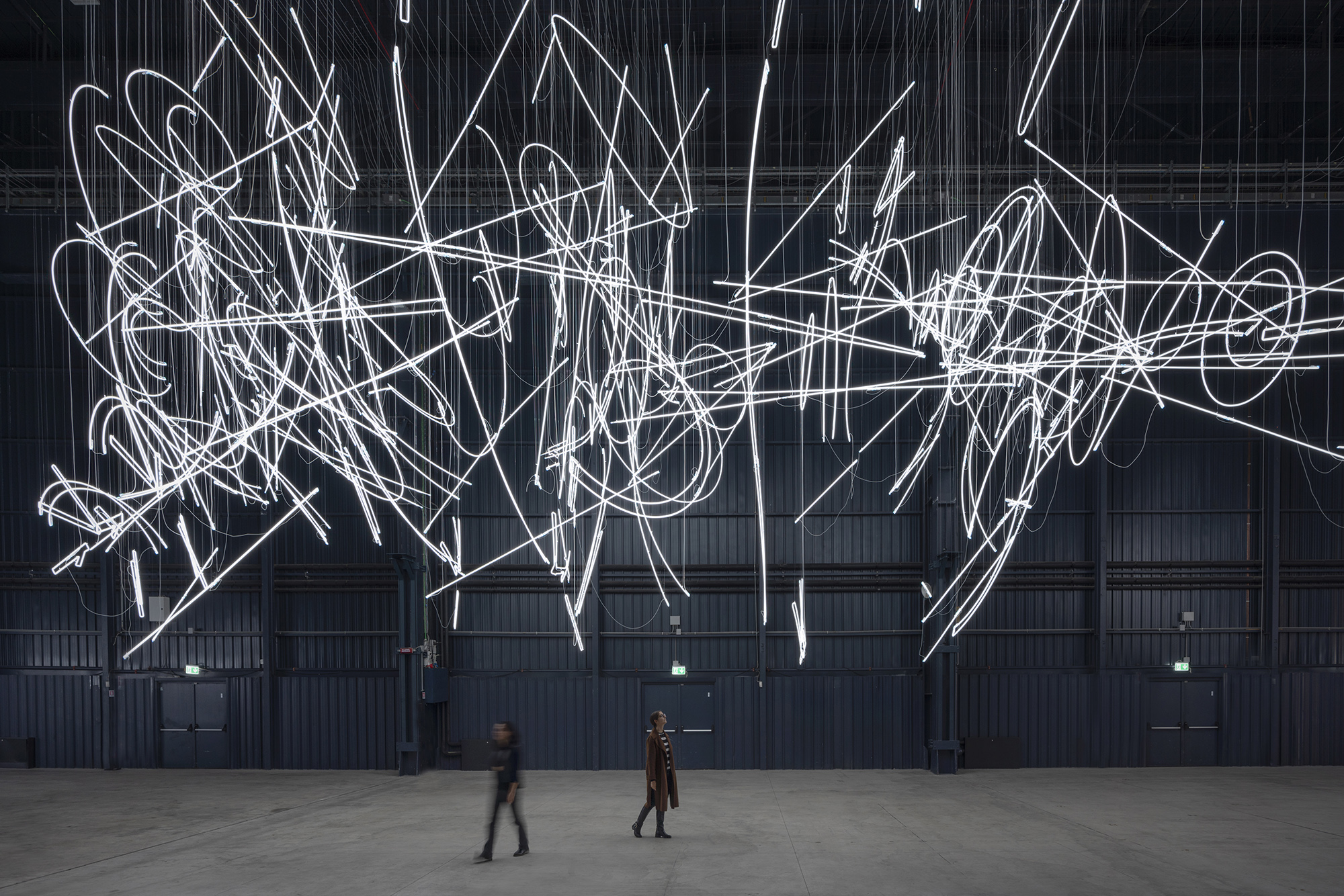 Cerith Wyn Evans - “....the Illuminating Gas” -  Exhibition view. Courtesy the Artist and Pirelli HangarBicocca