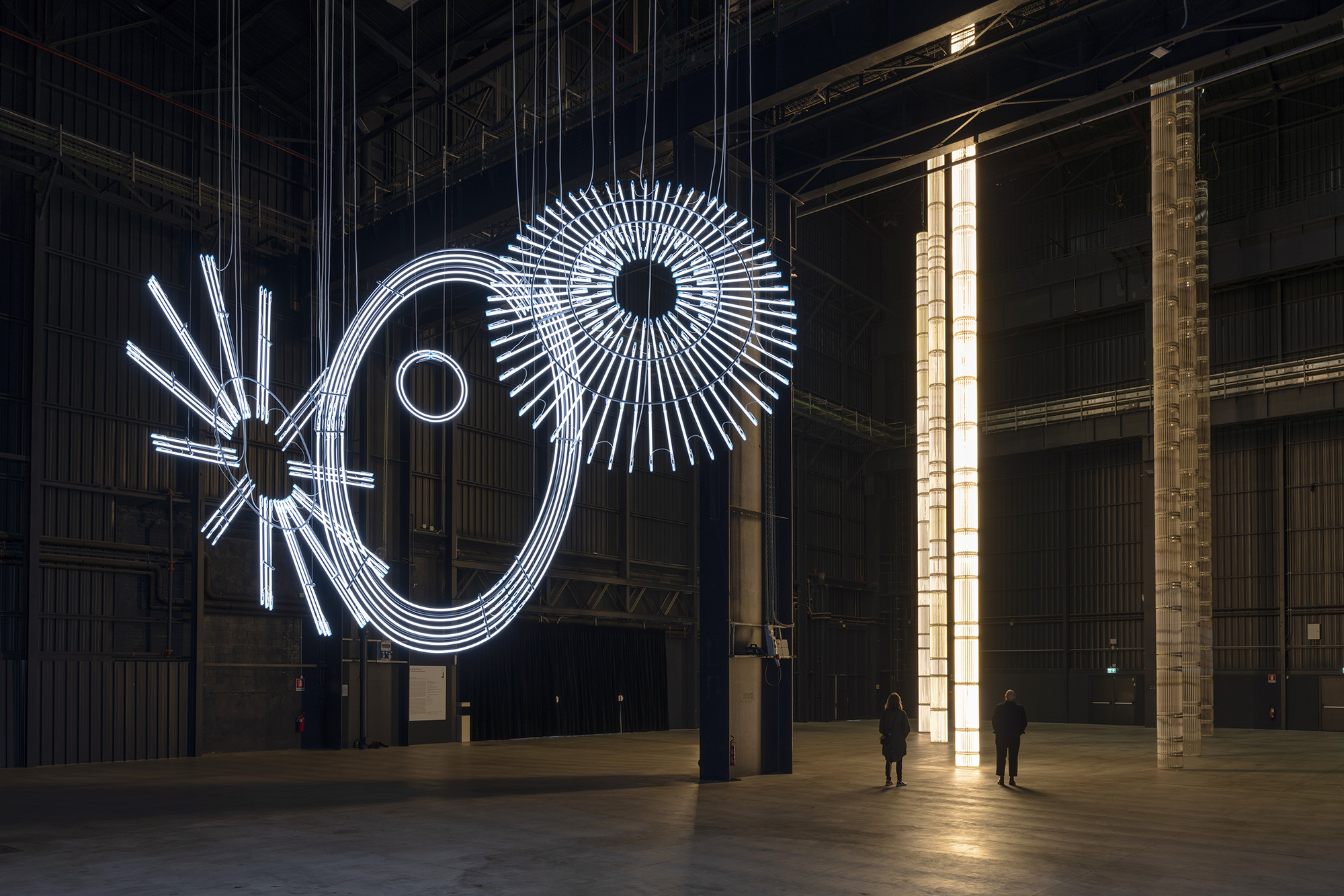 Cerith Wyn Evans - “....the Illuminating Gas” -  Exhibition view. Courtesy the Artist and Pirelli HangarBicocca