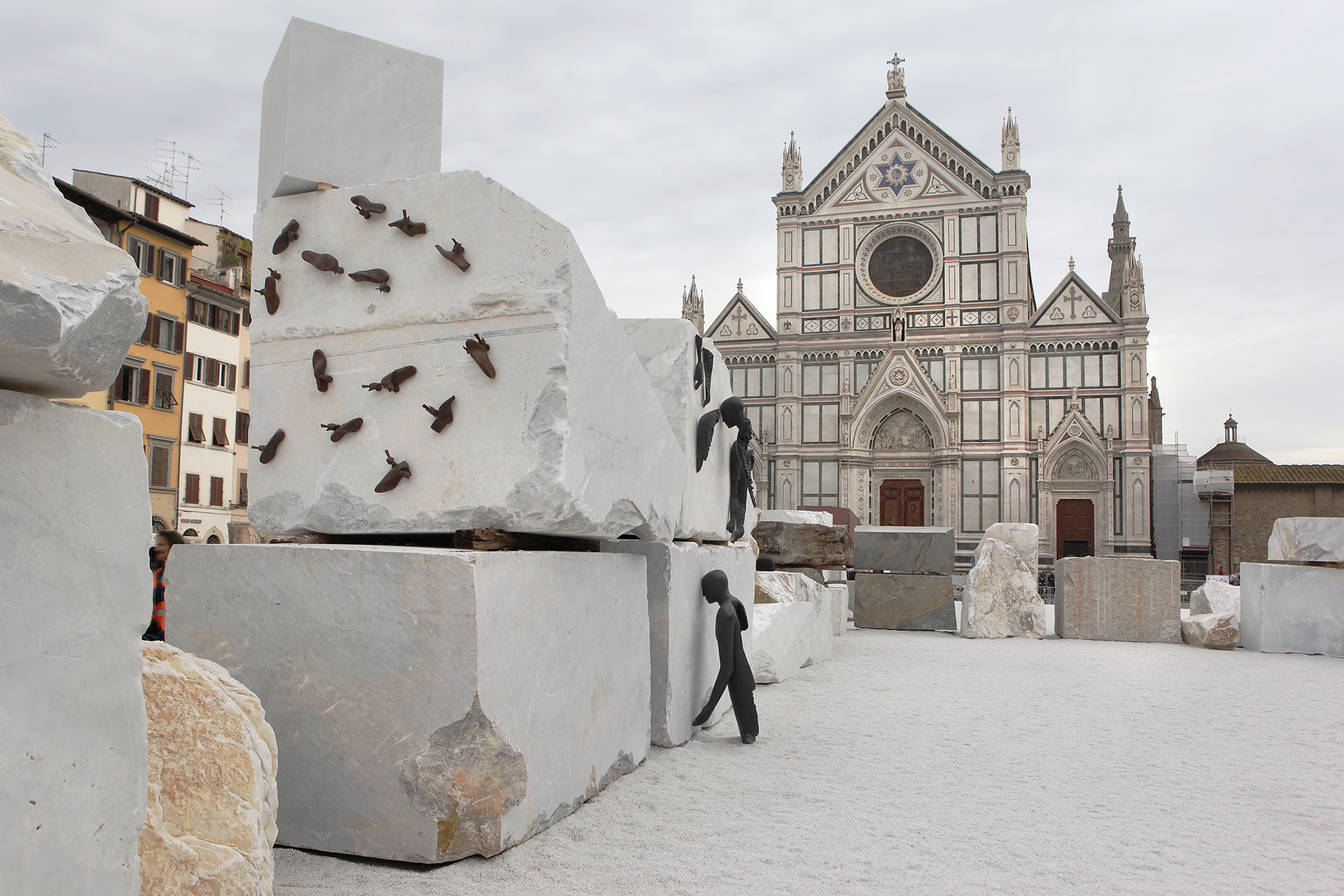 Mimmo Paladino - Piazza Santa Croce - Firenze 2012