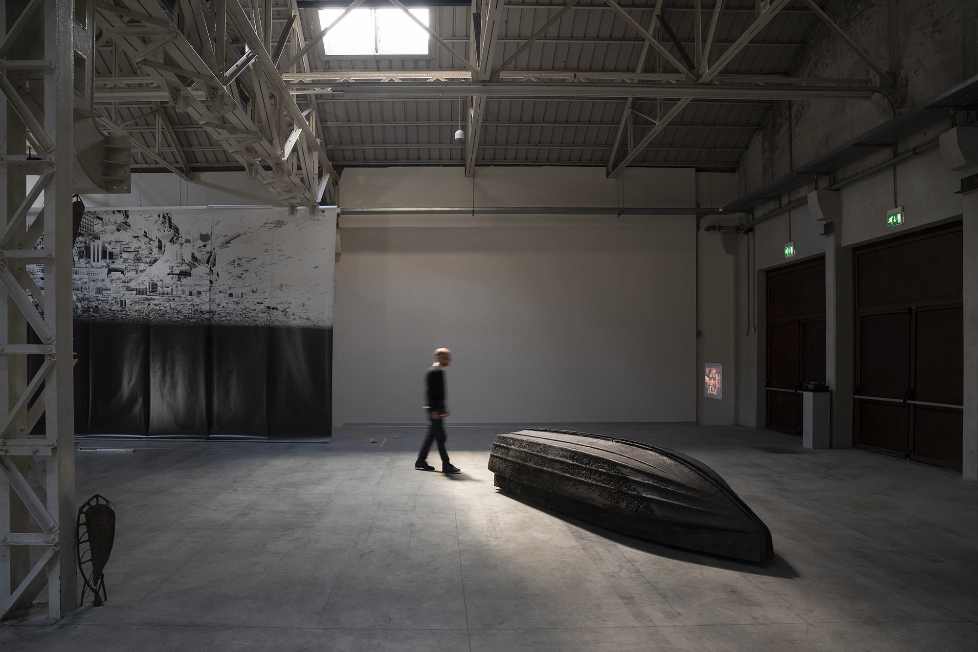 Giorgio Andreotta Calò. Installation view at Pirelli Hangar Bicocca, Milano 2019. Courtesy of the artist and Pirelli HangarBicocca