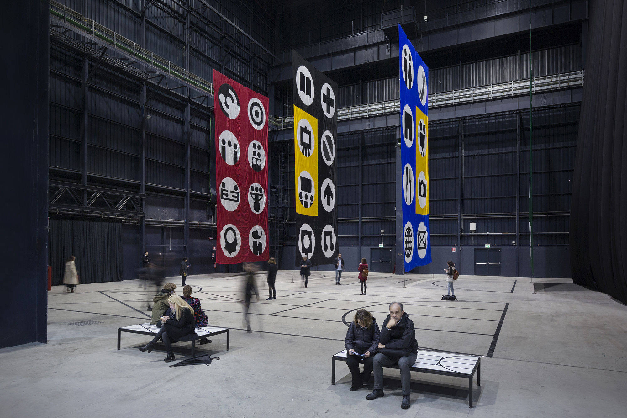 Matt Mullican - The Feeling of Things. Exhibition view. Courtesy the Artist and Pirelli HangarBicocca