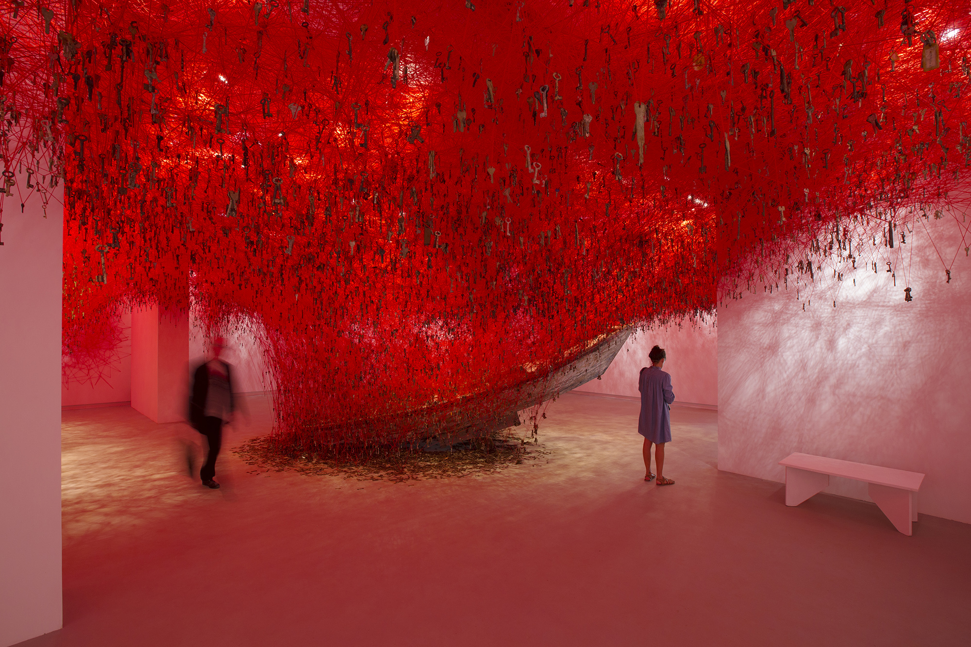 Chiharu Shiota - Padiglione Giappone - Biennale di Venezia 2015
